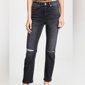 Rag & Bone Women’s Nina High Rise Ankle Cigarette Jeans